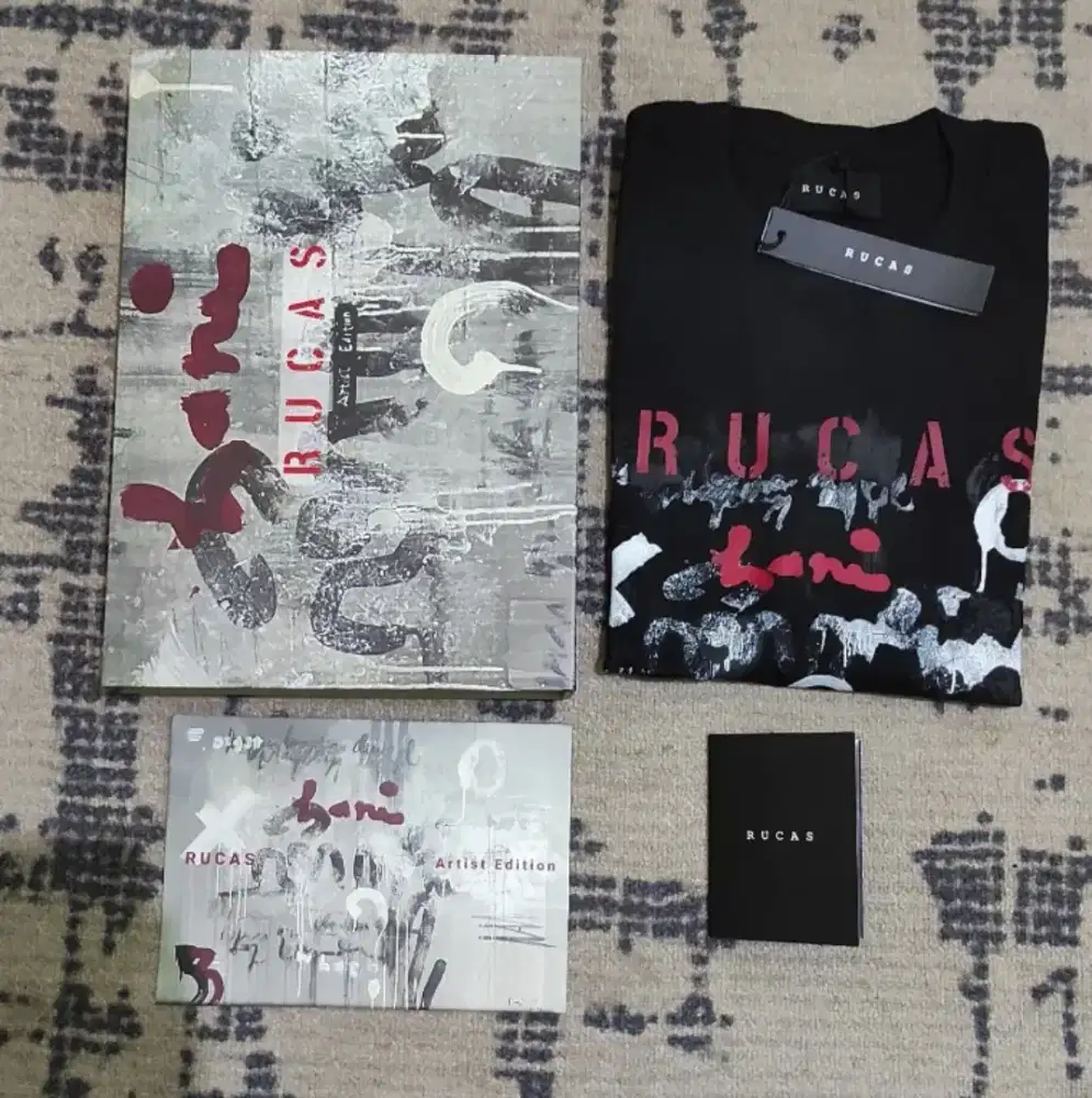 BNIB RUCAS 3 Days T-Shirt Black Shirt uk. XXL
