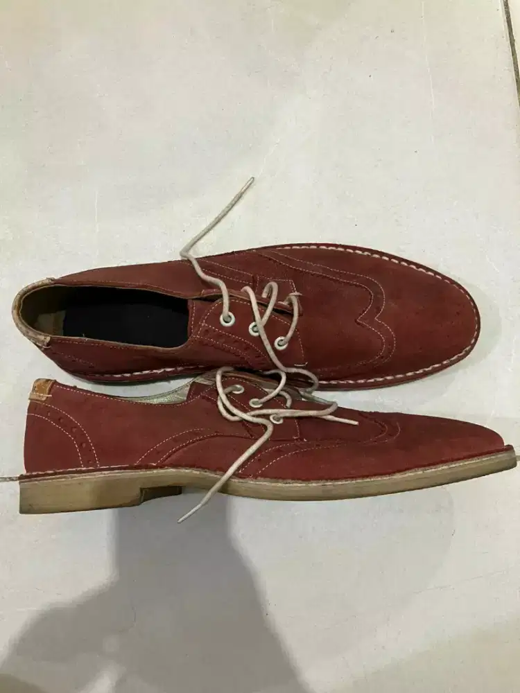 Preloved Ted Baker Jamfro Suede Winh Tip Oxford