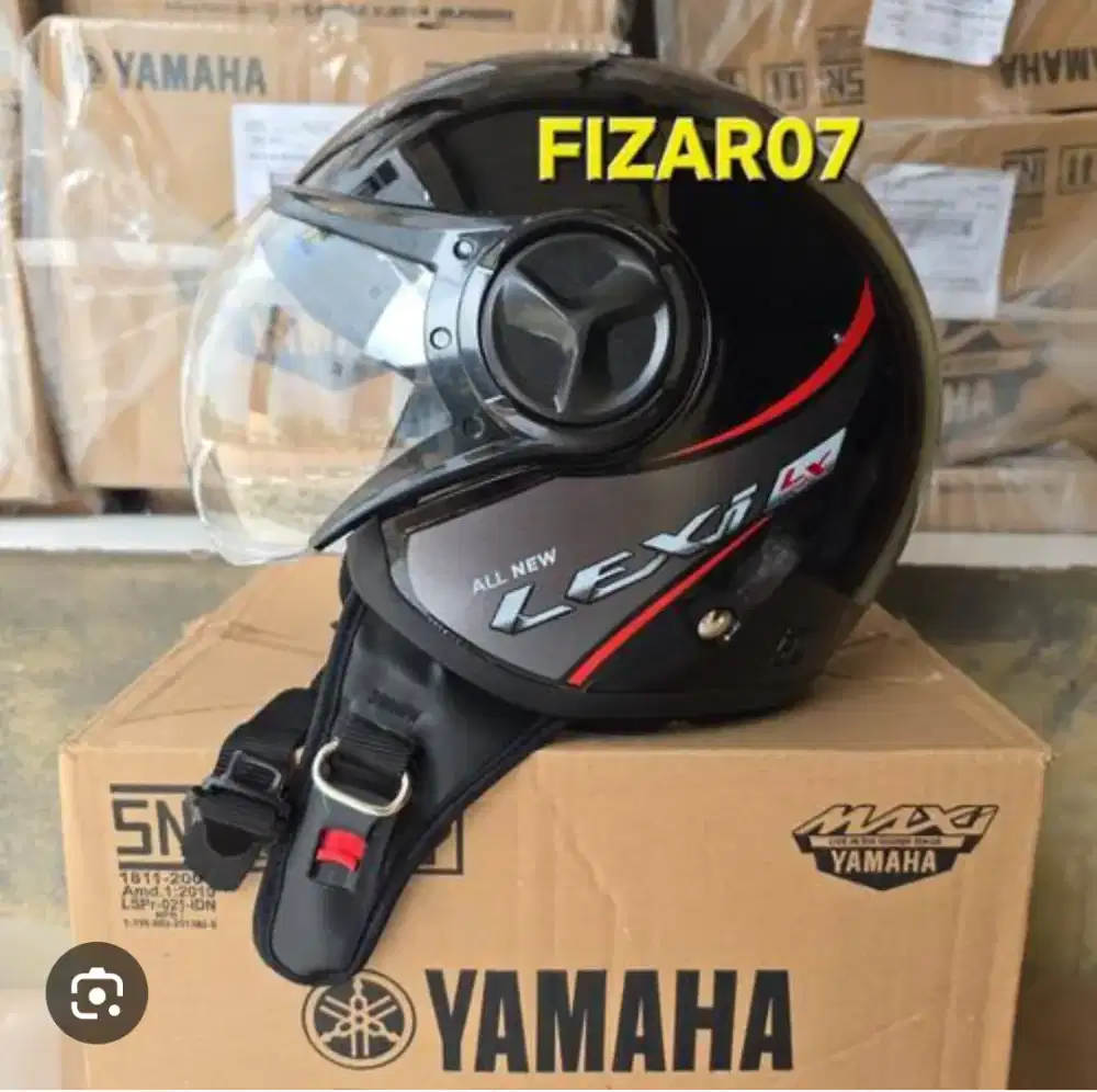 Helm Original Yamaha New Lexi Type Bogo' SNI Baru Dosh Box Ready Stock