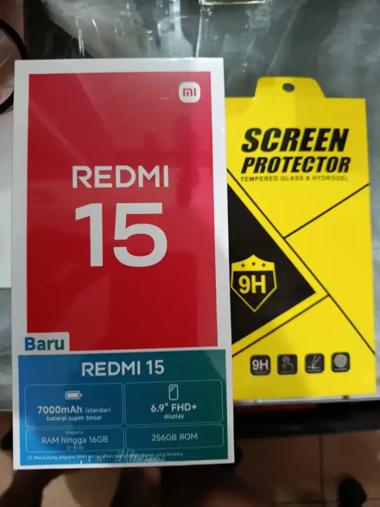 Redmi 15 8/256 warna Titan Gray