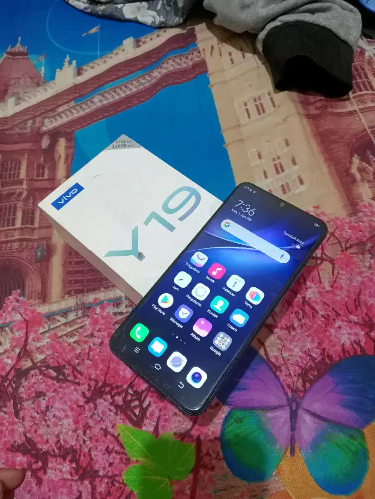 Vivo y19 ram 6+128 komplit fulset