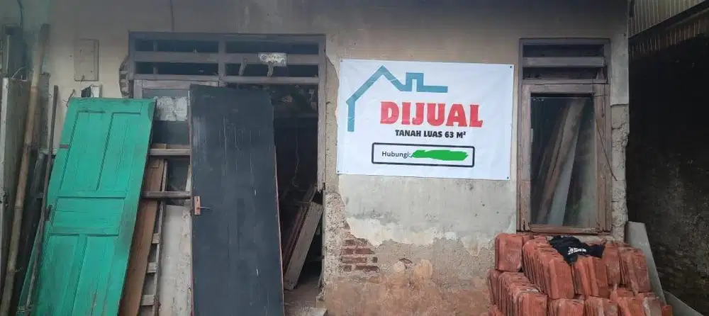 Rumah luas tanah 63m