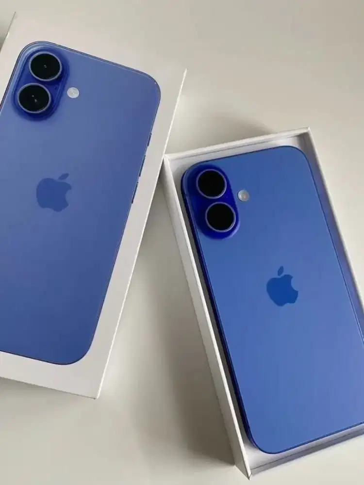 SECOND iPHONE 16 PLUS 128 GB ULTRA MARINE & AIRPODS MAX SKY BLUE