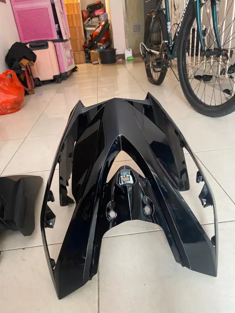 Cover Front Panel Tameng beat LED  Deluxe Street K1A (2020-2024)