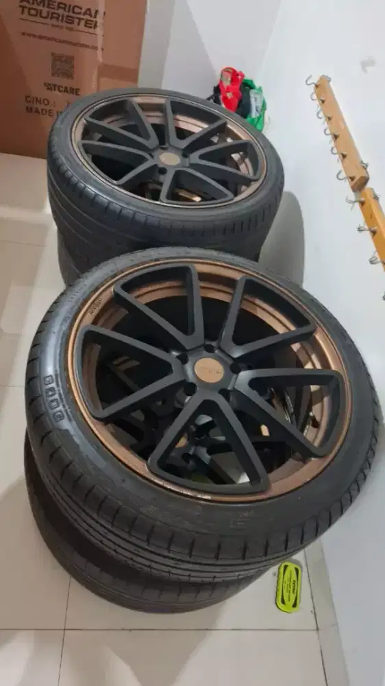 1set Velg Rotiform Original Ring 20inch Bronze Black + Ban Accelera