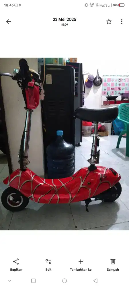 d jual  skuter listrik mr jackie