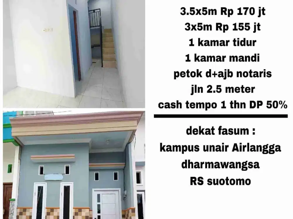 rumah murah inden cash kredit tempo