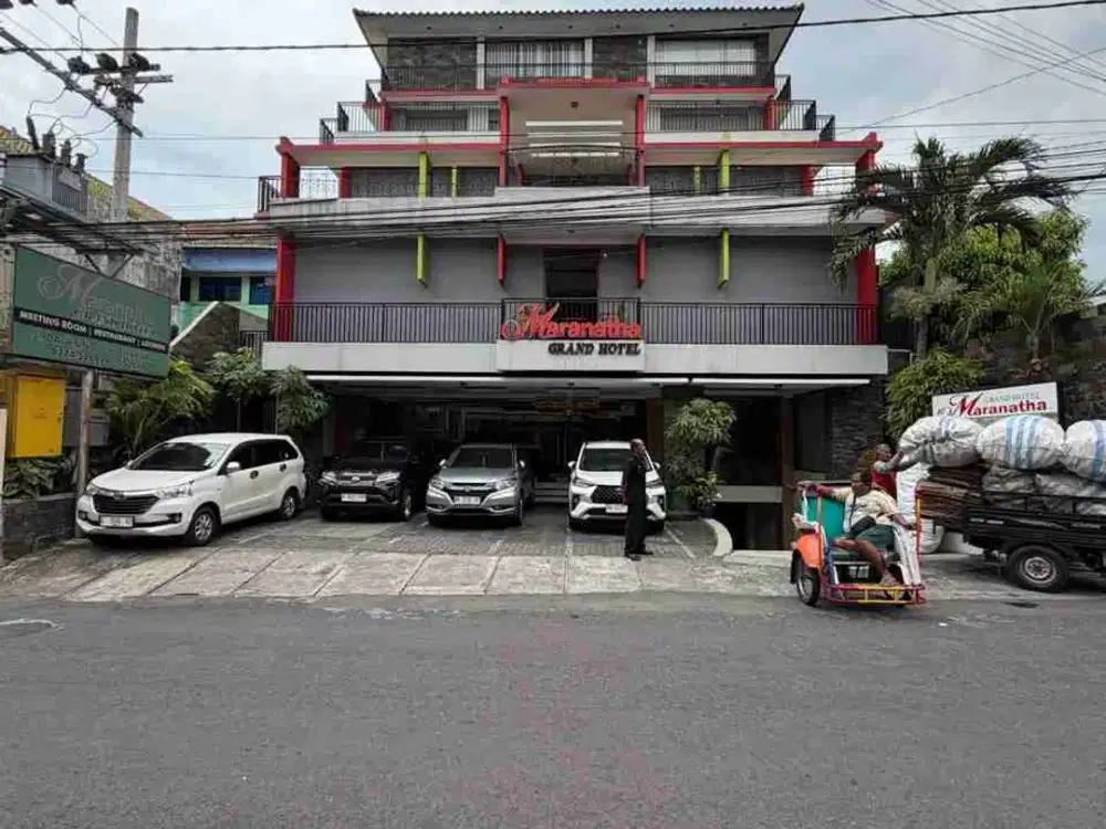 JARANG ADA
HOTEL ISTIMEWA 5 LANTAI FULL FURNISHED INCLUDE MANAGEMEN DI MALIOBORO YOGYAKARTA