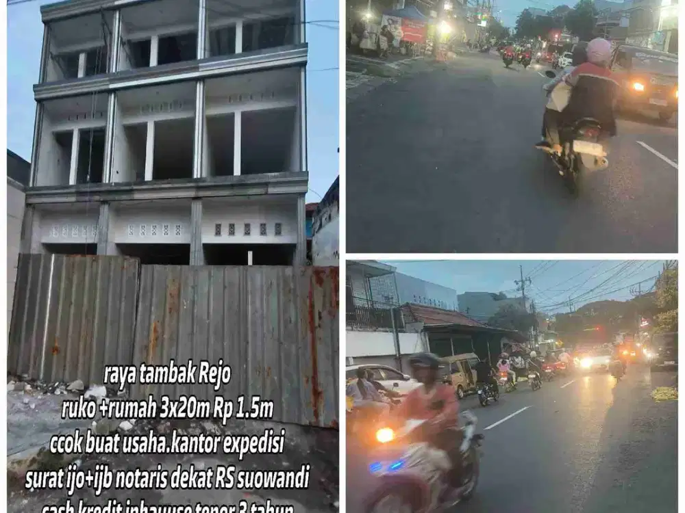 RUKO STRATEGIS RAYA TAMBAK REJO SBY