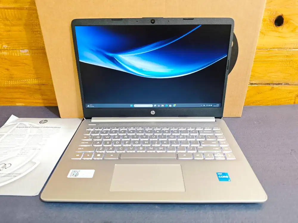 HP 14s-dq5567TU Core i3-1215U RAM 8GB SSD 512GB Fullset Garansi 1Thn