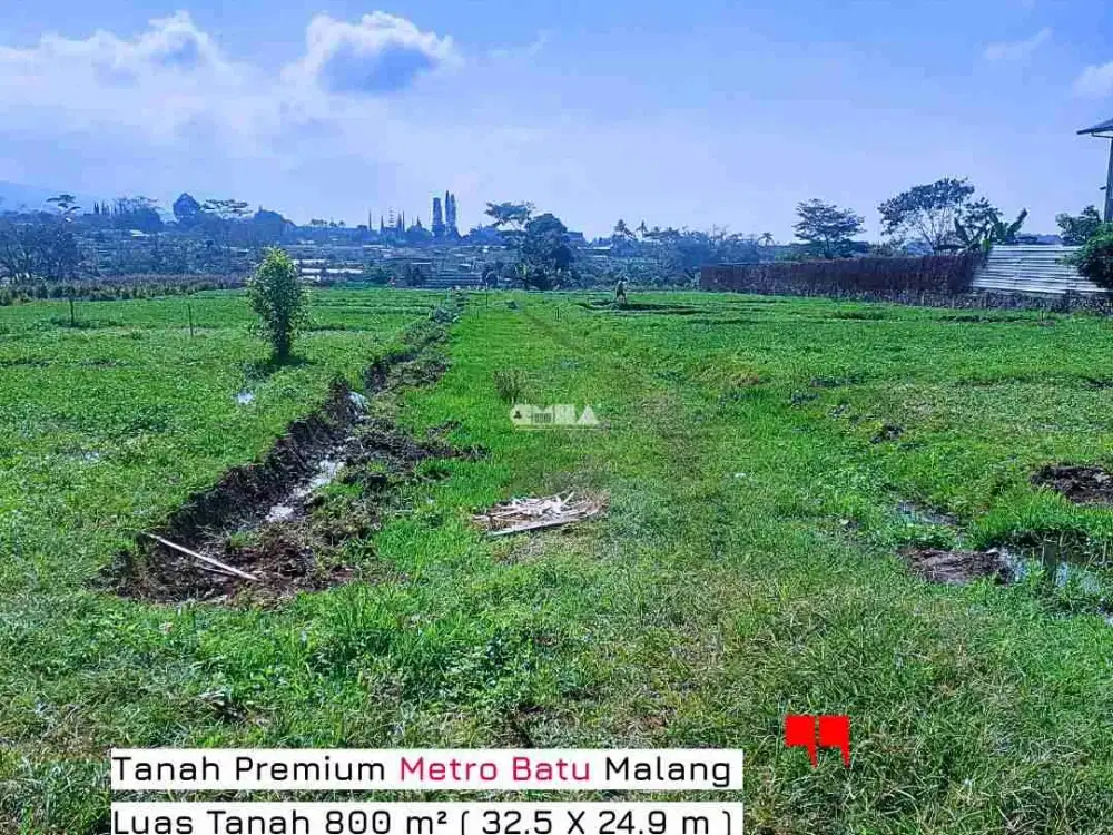 Dijual Tanah Strategis dan Premium Kawasan METRO Batu Malang