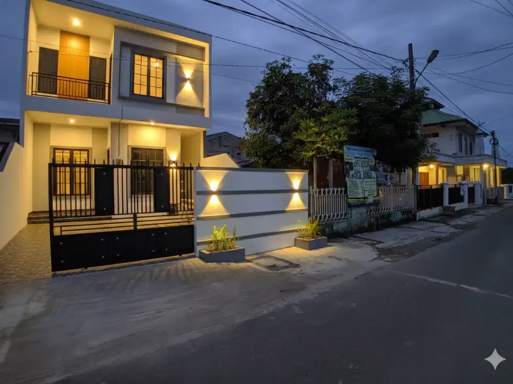 SUPER STRATEGIS! Rumah Inti Kota, Selangkah dari Hotel Grand Kanaya & Jalan Utama Gatsu