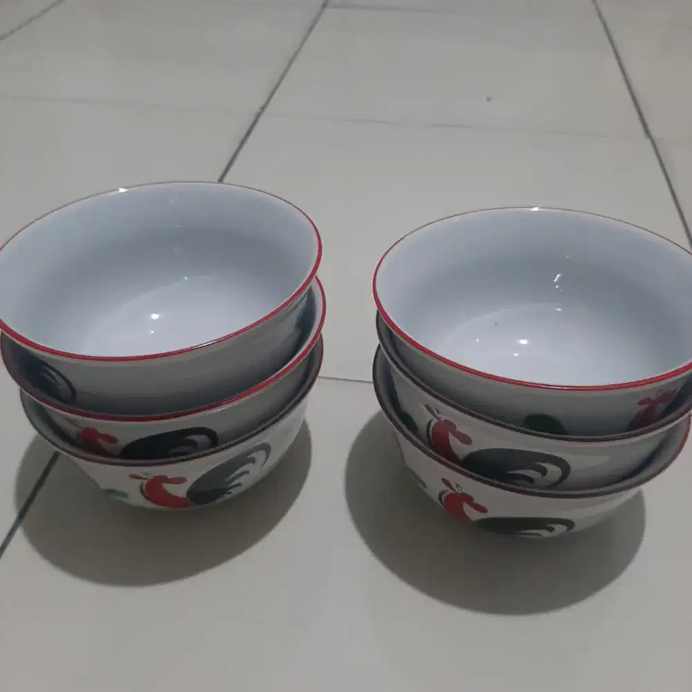 Mangkok ayam jago porcelain KOPIN edisi pindah rumah