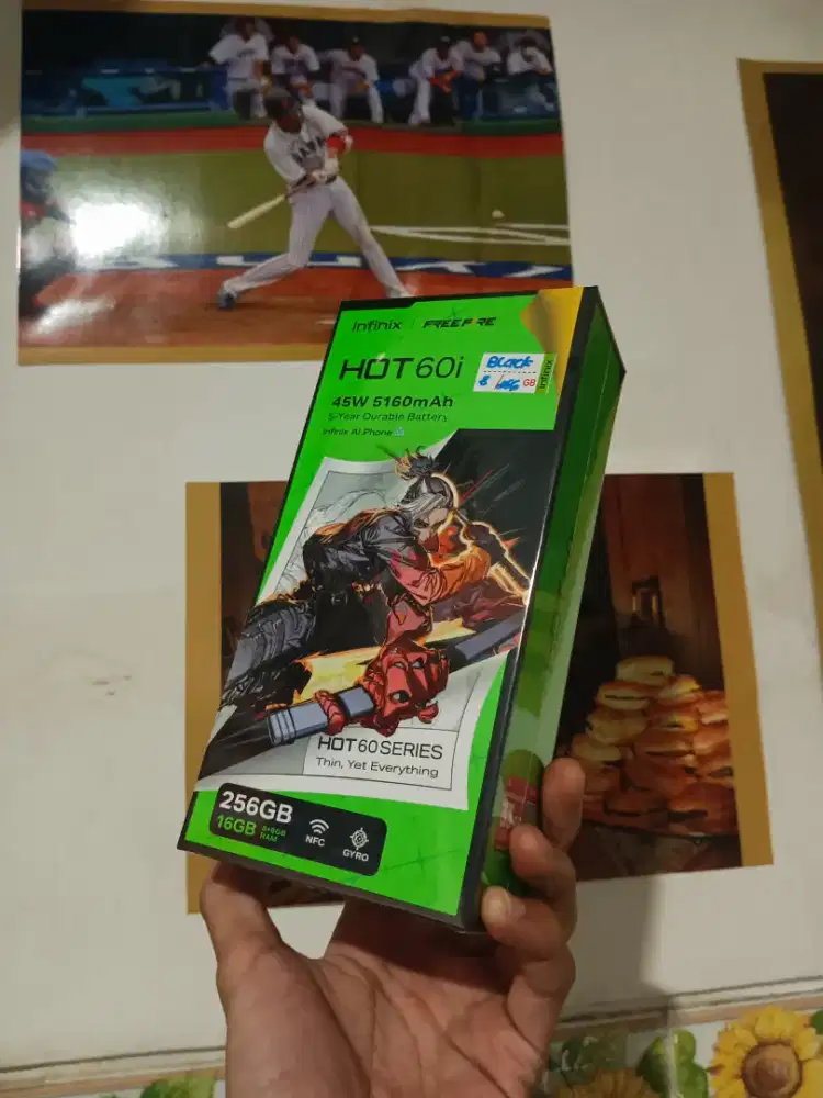INFINIX HOT 60i 8+8/256 NEW GARANSI RESMI