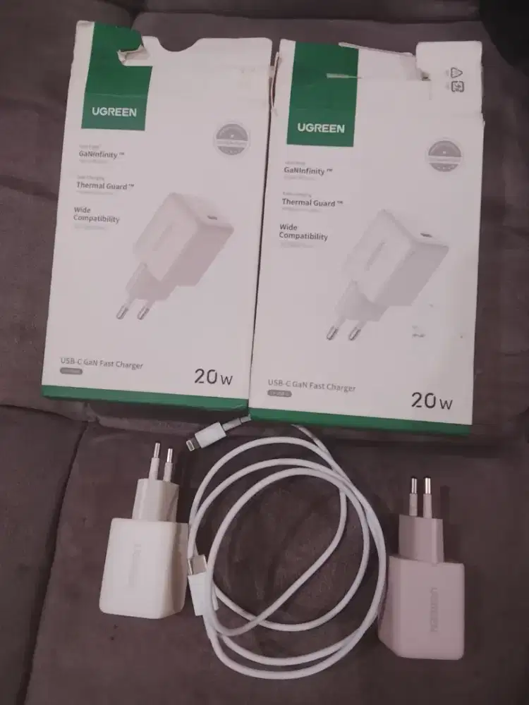 Charger ugreen 20 wat kabel data ori ibox