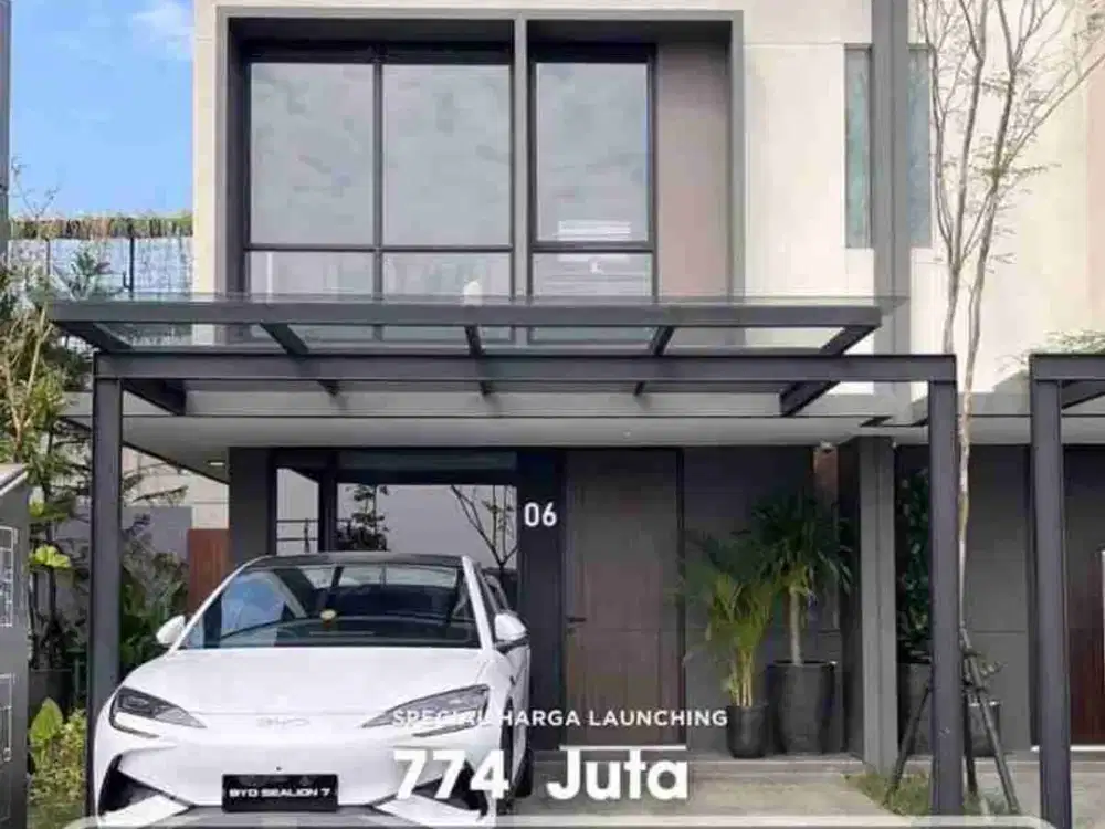 rumah baru 2 lantai 3 kamar promo subsidi dp kpr lokasi lippo cikarang