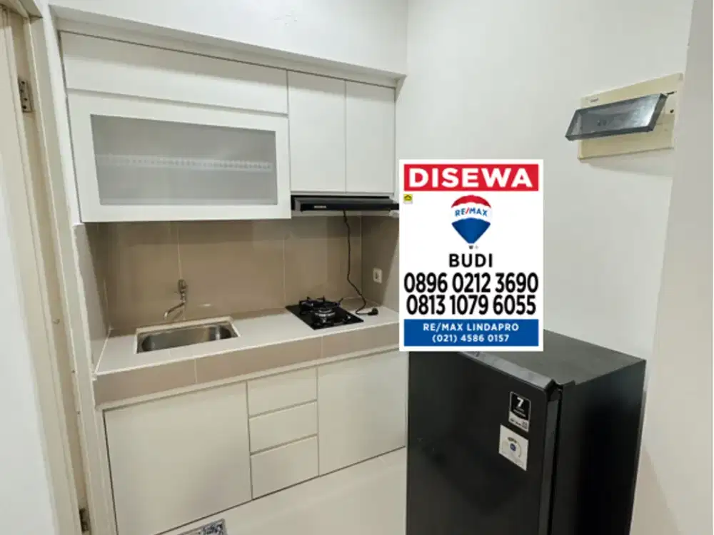 Disewakan Apartemen Gading Mediterania Kelapa Gading LB 43 m2 2Kt Furnish Lantai 6