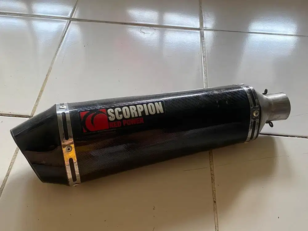 NEGO muffler karbon scorpion ori 100%
