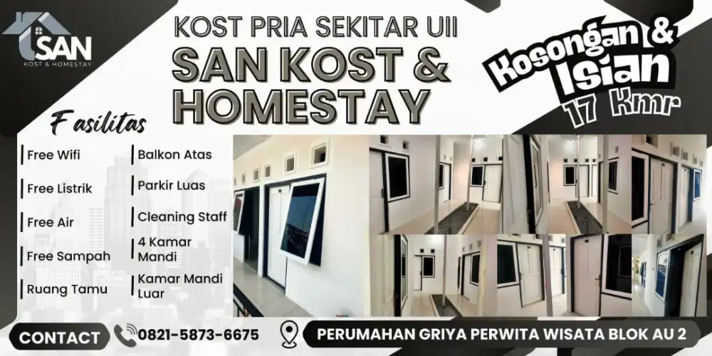 Kost Laki - Laki Dekat UII