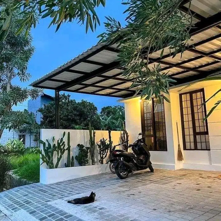 Kanopi doble layer modren