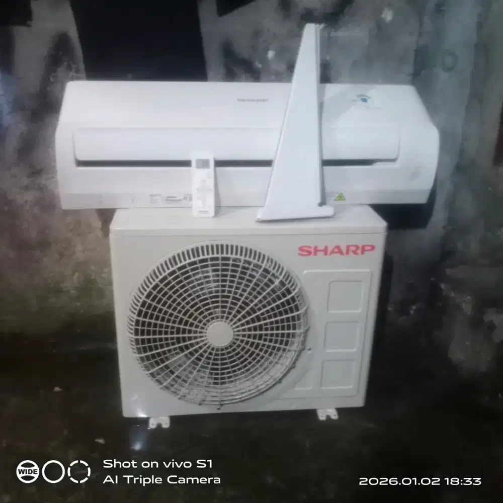 AC sharp 1/2pk Freon R32 mulus ori