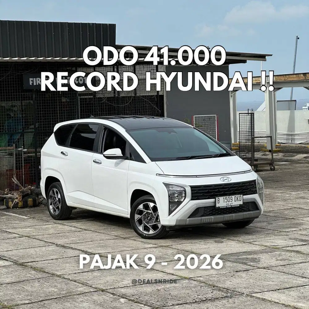 KM 41.000 ANTIK !! PAJAK 9/2026 HYUNDAI STARGAZER PRIME AT 2022 MULUS