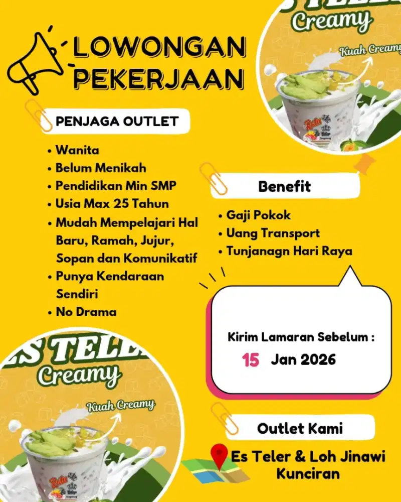 Lowongan Kerja Penjaga Outlet