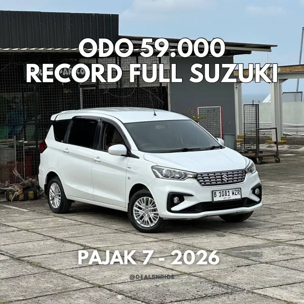 KM 59.000 ANTIKK !! PAJAK 7/2026 SUZUKI ERTIGA GL AT 2019 SIAP PAKAI