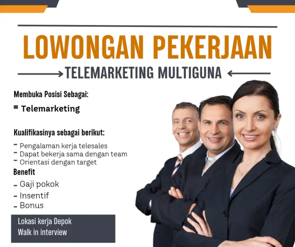 Lowongan telemarketing