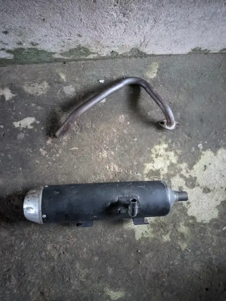 Knalpot racing copotan Vairo 150 Led old saringan ½