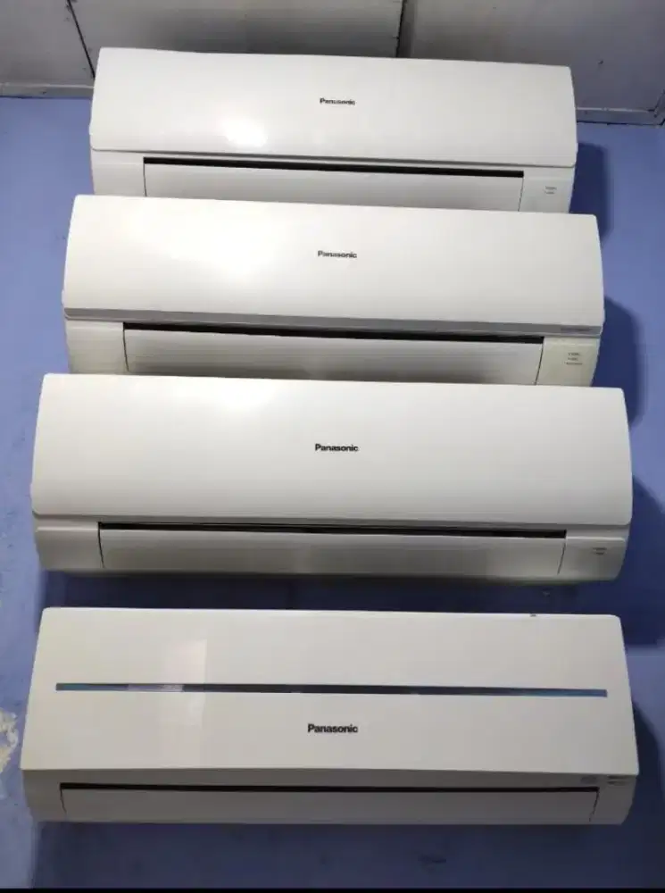 ready AC split merek panasonic mulai dari 1/2 pk sampai 1 pk