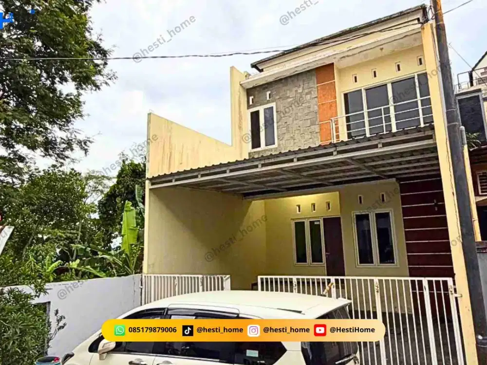 Rumah 2 Lantai Plus Kolam Renang Dekat UNDIP! Harga 1,3M Masih Nego