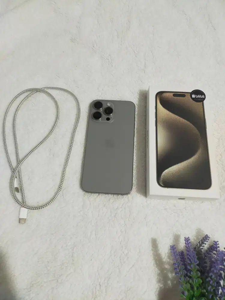 Iphone 15 Promax Natural Titanium 256GB ibox