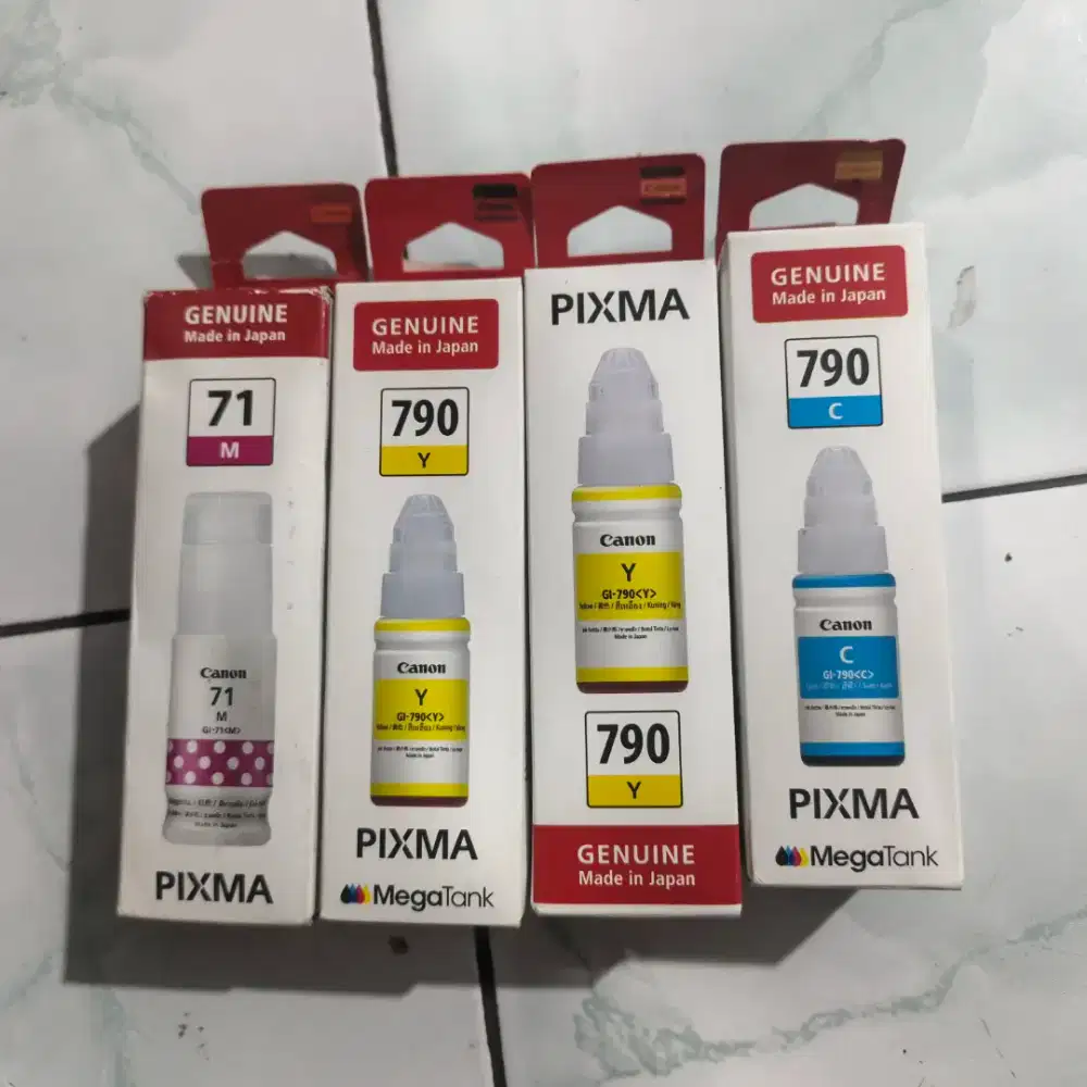 Terima tinta printer canon baru laku