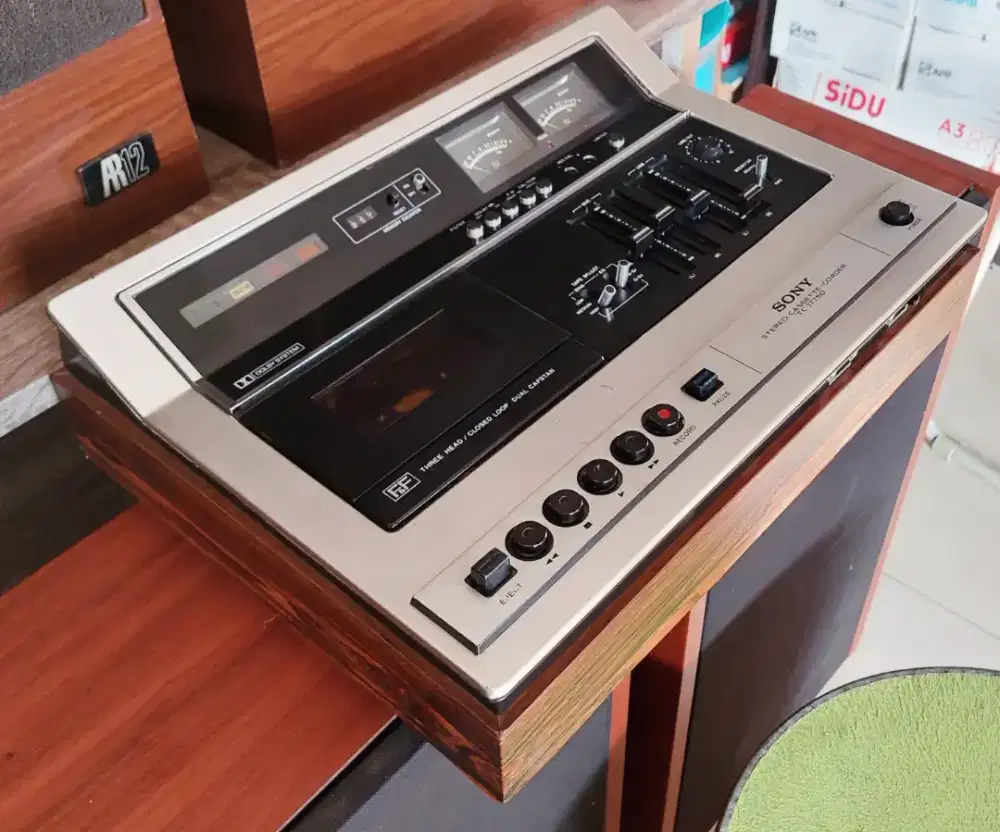 SONY TC 177 SD 3 head Stereo Casette Tape Corder