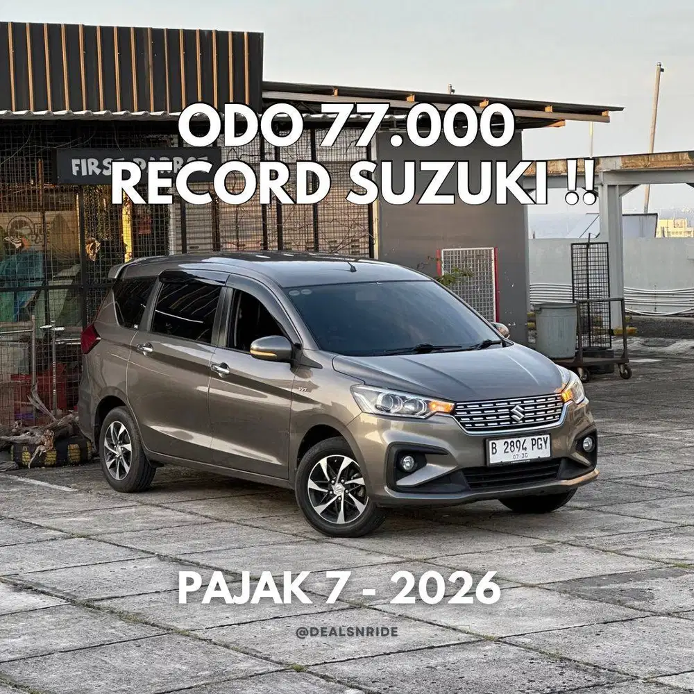FULL RECORD !! KM 77.000 PAJAK 7/2026 SUZUKI ERTIGA GX AT 2020 MURAH