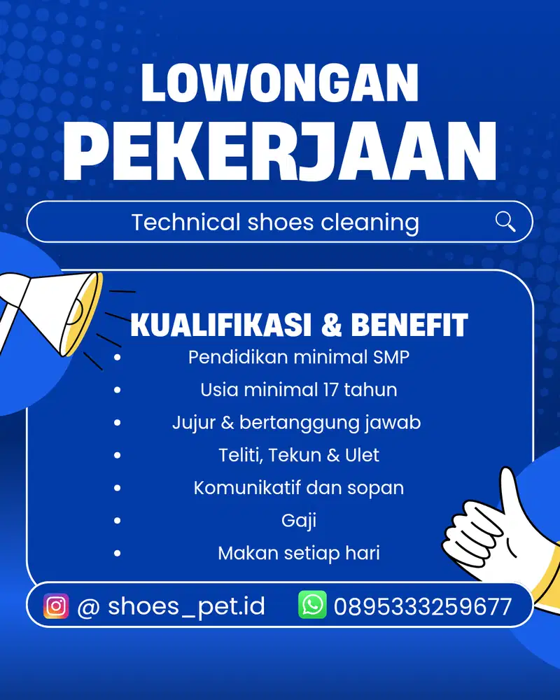 Dicari Technical shoes cleaning