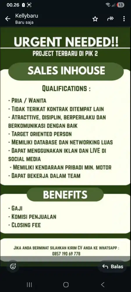 Lowomgan sales marketing property