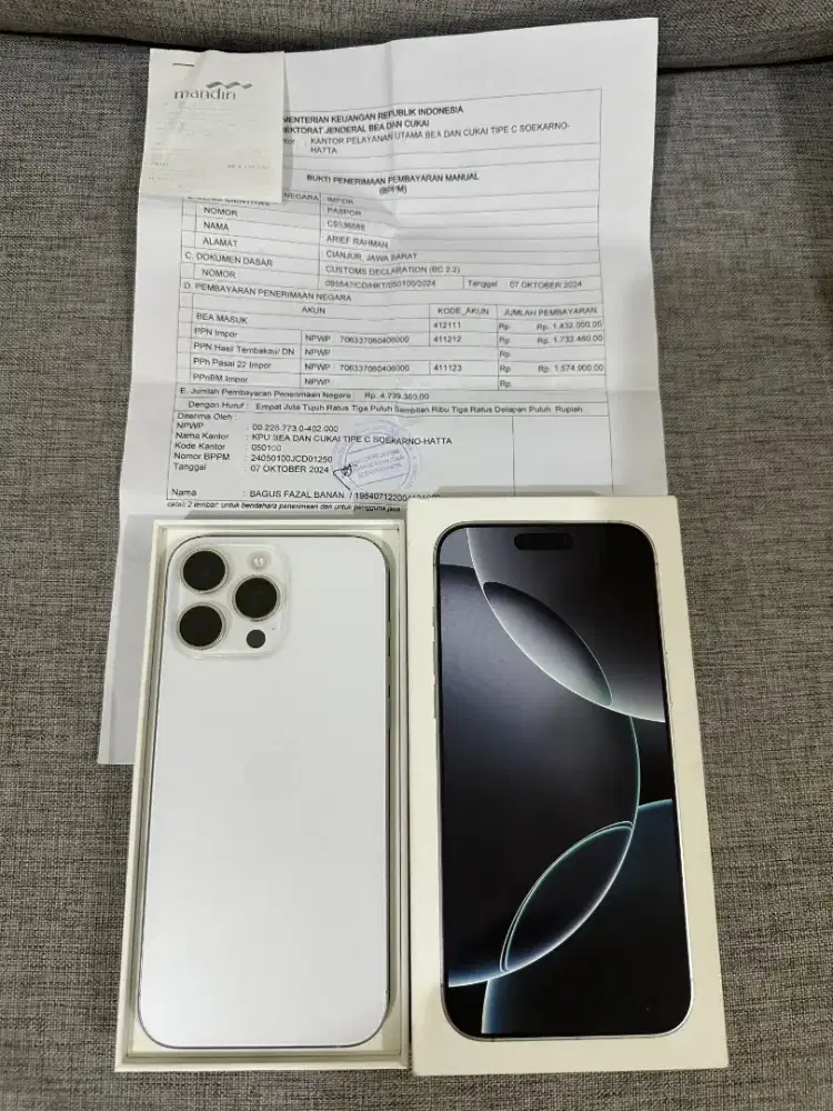 iPhone 16 promax 256gb resmi nominus