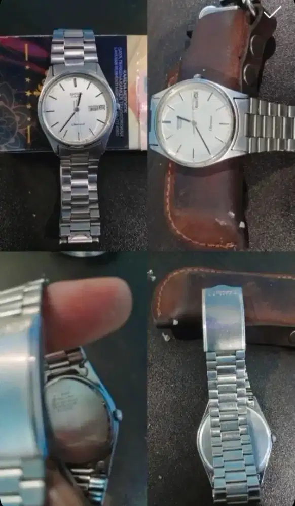 Jam tangan vintage Seiko cronos