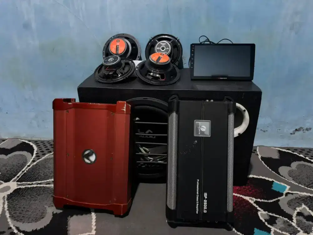 Paket lengkap audio mobil
