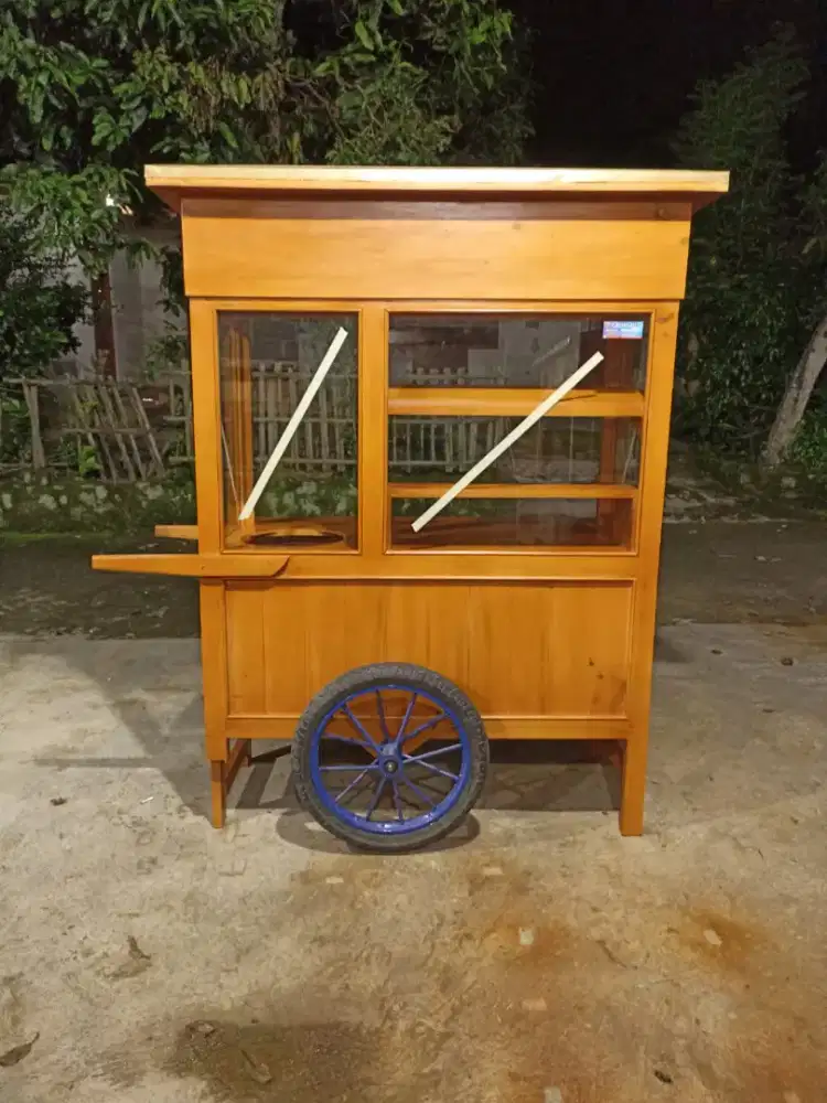 Sedia Gerobak Angkringan, Bakso Mie Ayam, Bubur, Sate, Soto, Pecel dll