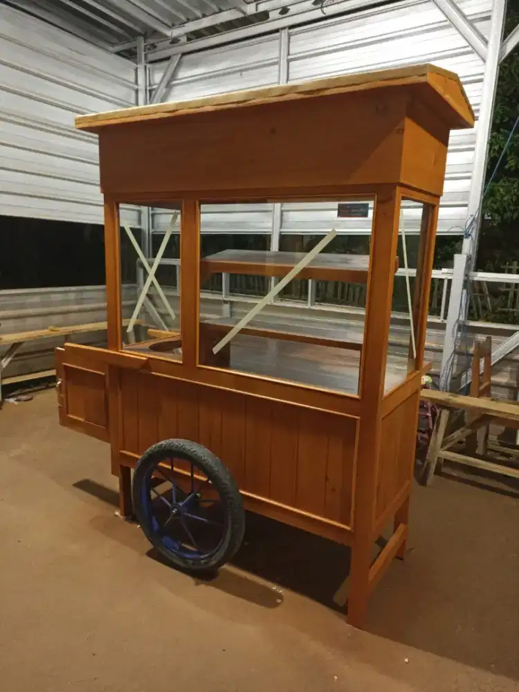 Sedia Gerobak Angkringan, Bakso Mie Ayam, Bubur, Sate, Soto, Pecel dll