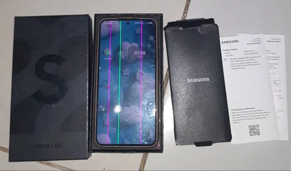 Samsung S22 8/128 lengkap kotak