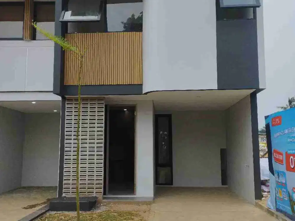 Rumah 2 lantai dekat exit toll desari nempel jakselndekat MRT