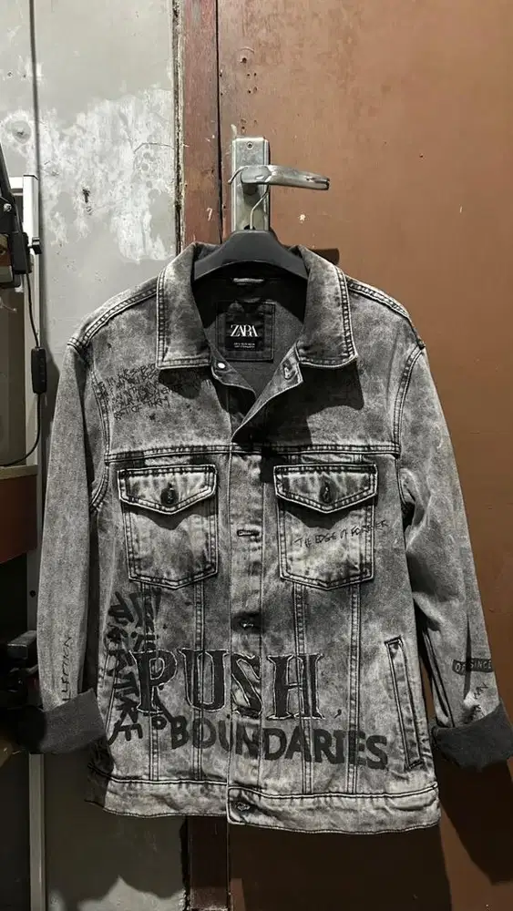 jaket jeans zara original