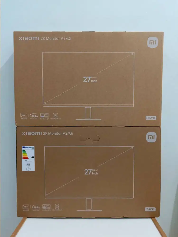 Monitor 27 Inchi 100 Hz Reolusi 2K Xiaomi A27Q Garansi 3 Tahun