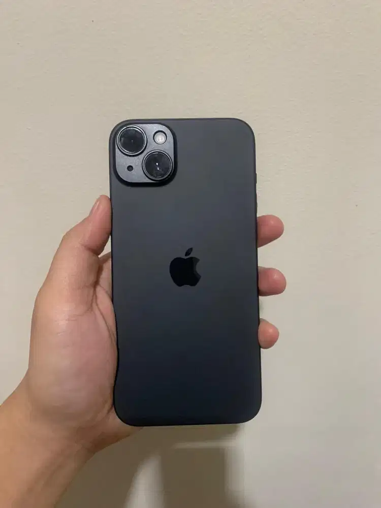 iPhone 15 Plus 128gb Black iBox Fullset Original & HB 88% Ori