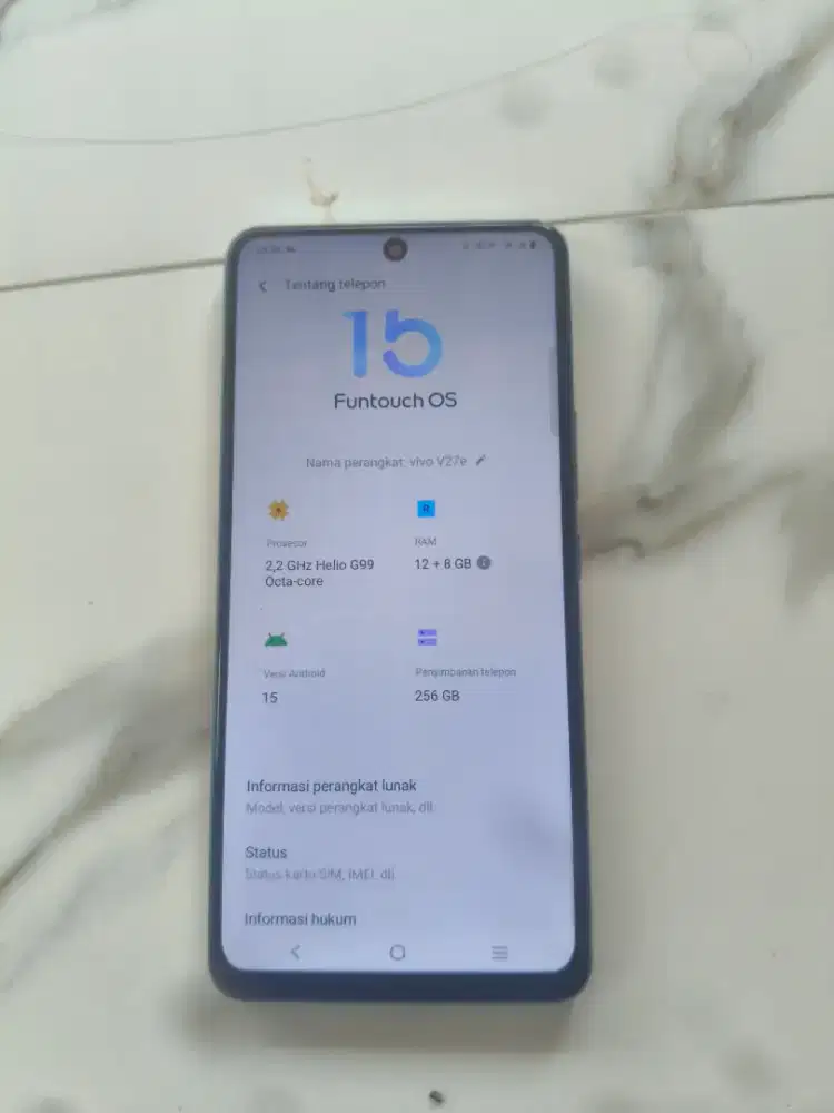 Saya mau jual hp Vivo v27e