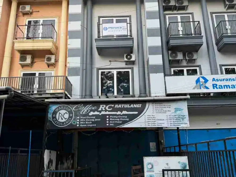 Dijual Cepat Ruko 3LT Poros Jl. DR Ratulangi. 5x35 SHM